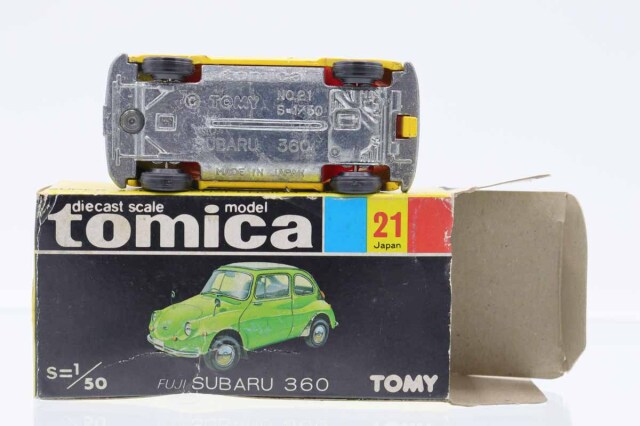ミニカーショップ ケンボックス トミカ 黒箱☆21☆富士重工スバル 360