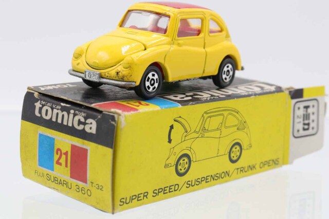 ミニカーショップ ケンボックス トミカ 黒箱☆21☆富士重工スバル 360