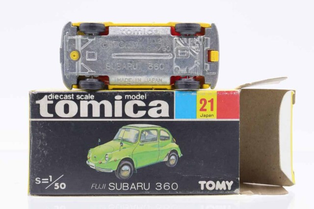 ミニカーショップ ケンボックス トミカ 黒箱☆21☆富士重工スバル 360