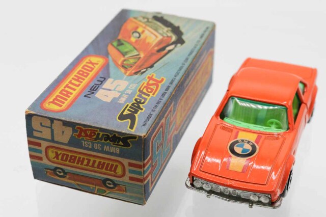 マッチボックス　ミニカー　BMW 30 CSL デッドストック　桐箱入り マッチボックスミニカーBMW 30 CSL デッドストック桐箱入り