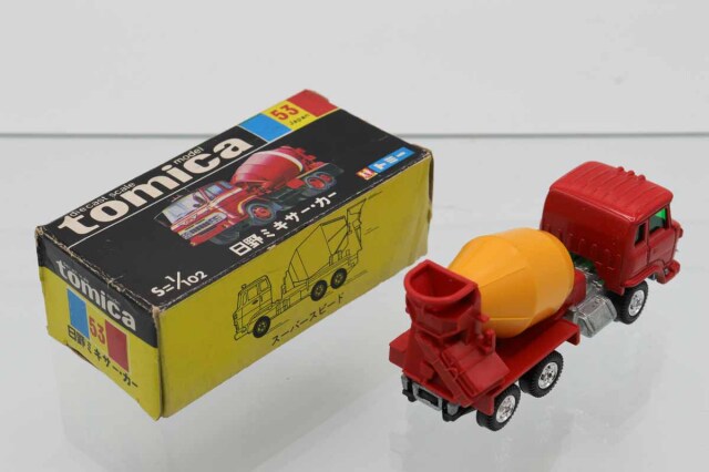 ミニカーショップ ケンボックス トミカ 黒箱☆53☆日野ミキサー・カー