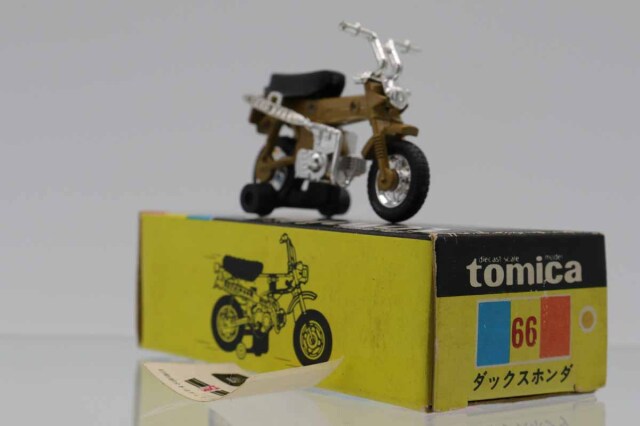 ミニカーショップ ケンボックス トミカ 黒箱☆66☆ホンダダックス(薄茶