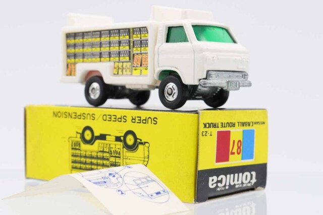 ミニカーショップ ケンボックス トミカ 黒箱☆87☆日産キャブオール