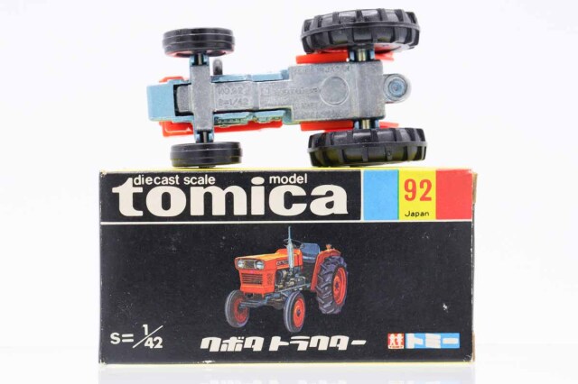 (3552)トミカ 黒箱 日本製 クボタ トラクター 3552)トミカ 黒箱 日本製 クボタ トラクター