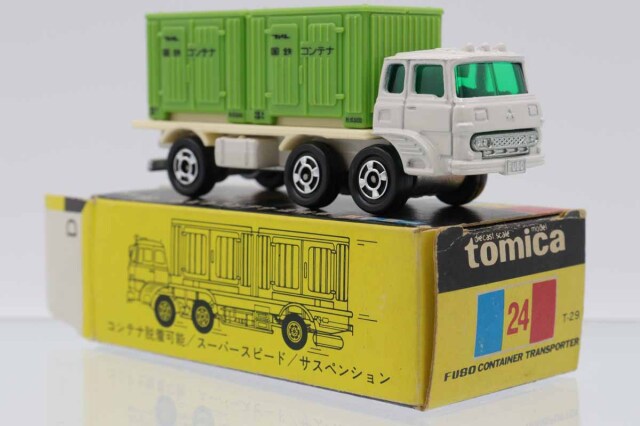ミニカーショップ ケンボックス トミカ 黒箱☆24☆三菱ふそうコンテナ
