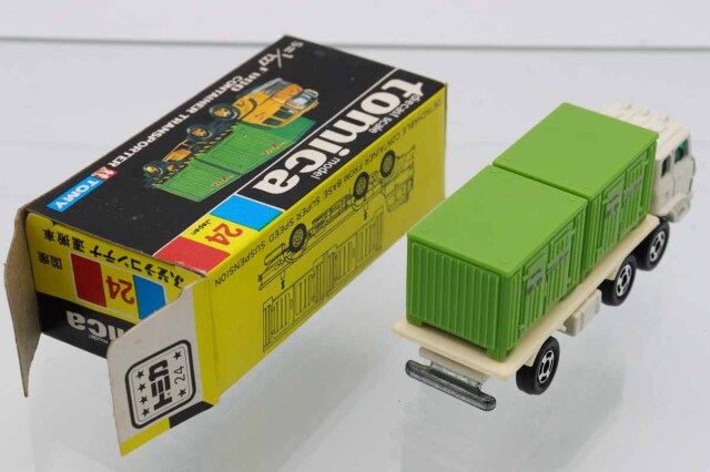 ミニカーショップ ケンボックス トミカ 黒箱☆24☆三菱ふそうコンテナ