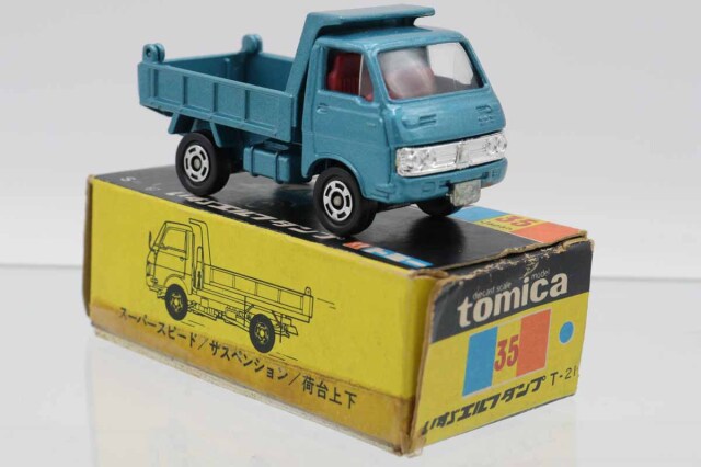 ミニカーショップ ケンボックス トミカ 黒箱☆35☆いすゞエルフ ダンプ