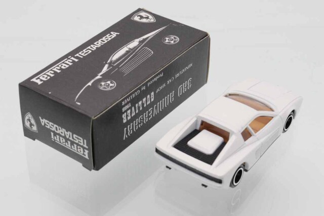 91-2-2ガリバー特注トミカ　フェラーリテスタロッサ ミニカーショップ ケンボックス トミカ特注（日本製）☆91-2-2