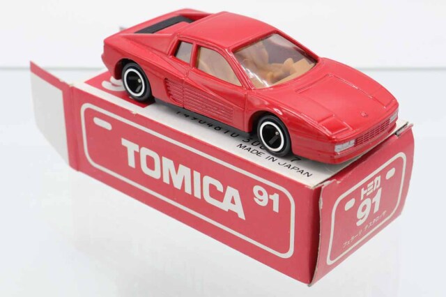 日本製 トミカ 赤箱91番 フェラーリ テスタロッサ トミカ 日本製 赤箱 91 フェラーリ テスタロッサ 美品 トミカ 91