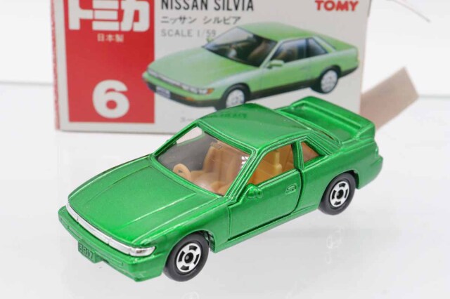 ミニカーショップ ケンボックス トミカ 赤箱(日本製)☆6☆日産シルビア