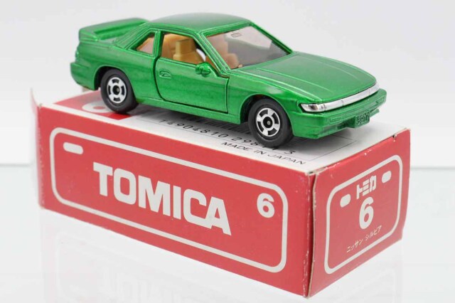 ミニカーショップ ケンボックス トミカ 赤箱(日本製)☆6☆日産シルビア