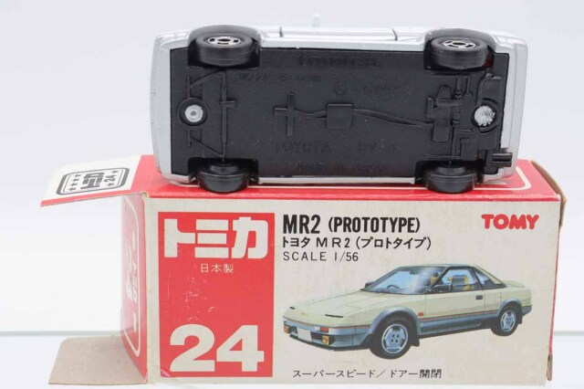 ミニカーショップ ケンボックス トミカ 赤箱(日本製)☆24☆トヨタMR2