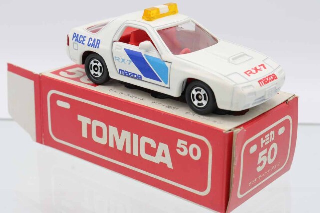 ミニカーショップ ケンボックス トミカ 赤箱(日本製)☆50☆マツダRX-7