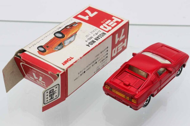 ミニカーショップ ケンボックス トミカ 赤箱(日本製)☆71☆日産MID-4