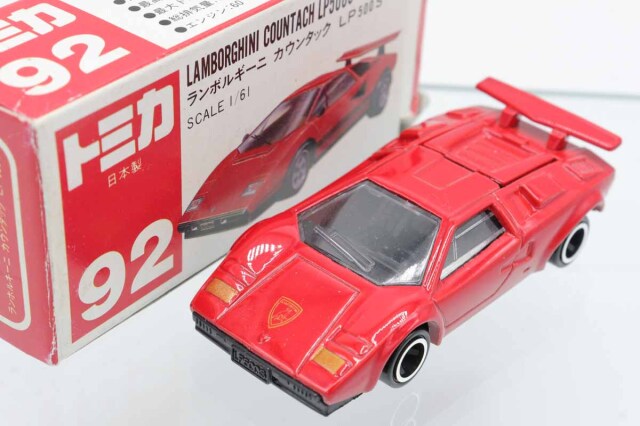 TOMICA　トミカ　ランボルギーニ　カウンタック　LP500S　箱付き ミニカーショップ ケンボックス トミカ 赤箱(日本製)☆92