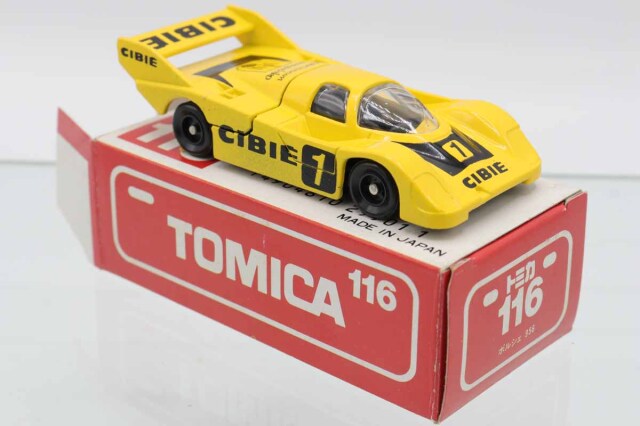 ミニカーショップ ケンボックス トミカ 赤箱(日本製)☆116☆ポルシェ