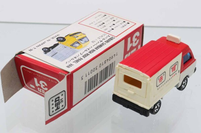トミカ 赤箱 日本製 スバル サンバー ハイルーフ パネルバン 赤帽 ミニカーショップ ケンボックス トミカ 赤箱(日本製)☆31☆スバル