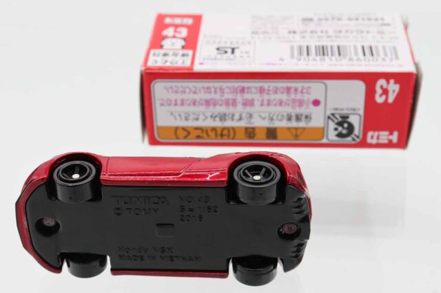 ミニカーショップ ケンボックス トミカ 赤箱☆43☆ホンダNSX(赤