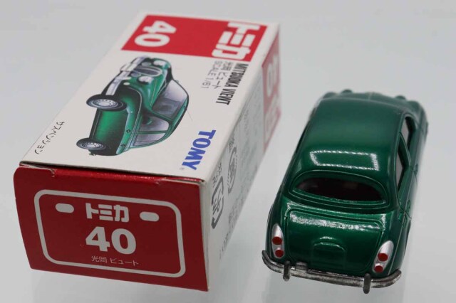 ミニカーショップ ケンボックス トミカ 赤箱☆40☆光岡光岡ビュート(緑