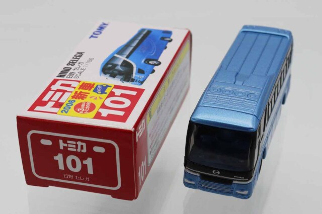 ミニカーショップ ケンボックス トミカ 赤箱☆101☆日野セレガ ※TOMY青