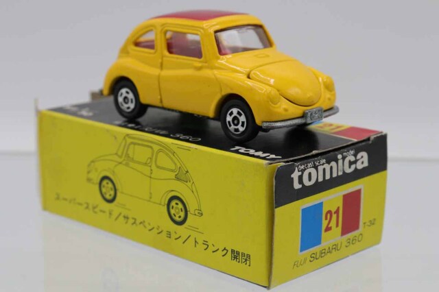絶版 レア トミカ 黒箱 21 富士重工 スバル360 ブルー ミニカーショップ ケンボックス トミカ 黒箱☆21☆富士重工スバル 360