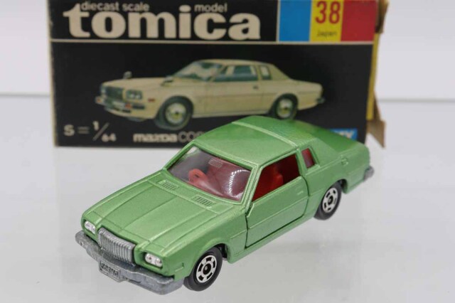 ミニカーショップ ケンボックス トミカ 黒箱☆38☆マツダコスモL