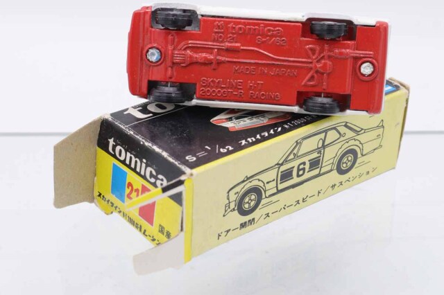 トミカ 黒箱 スカイラインHT 2000 GT−R レーシング 赤 日本製 ミニカーショップ ケンボックス トミカ 黒箱☆21☆日産スカイライン