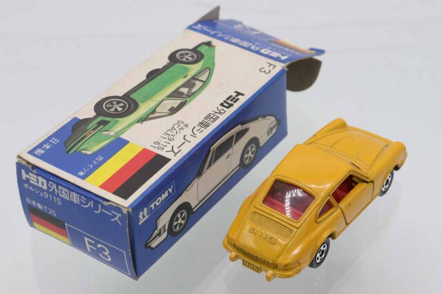 ミニカーショップ ケンボックス トミカ 青箱☆F3☆ポルシェ911 S (薄