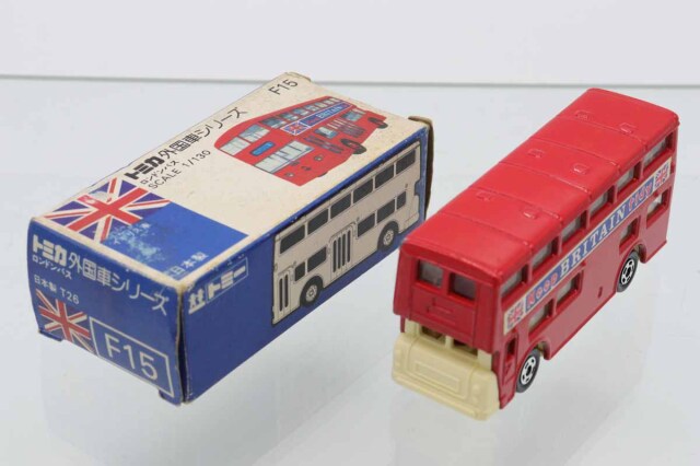 ミニカーショップ ケンボックス トミカ 青箱☆F15☆ロンドンバス (KEEP