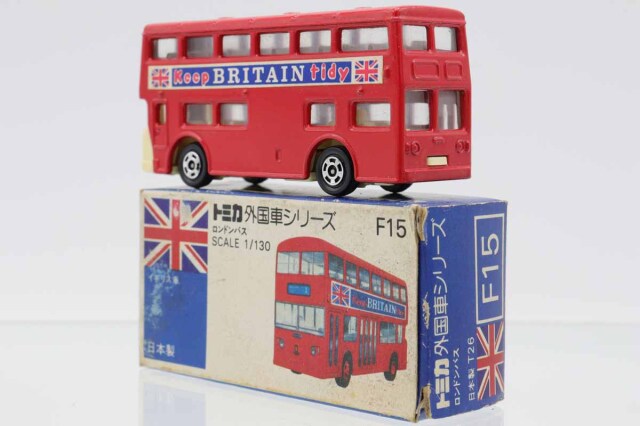 ミニカーショップ ケンボックス トミカ 青箱☆F15☆ロンドンバス (KEEP