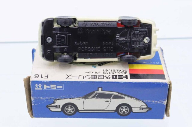 ミニカーショップ ケンボックス トミカ 青箱☆F16☆ポルシェ911S