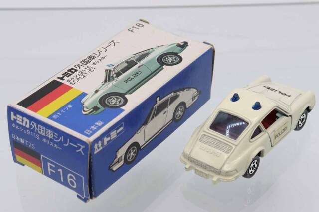 ミニカーショップ ケンボックス トミカ 青箱☆F16☆ポルシェ911S