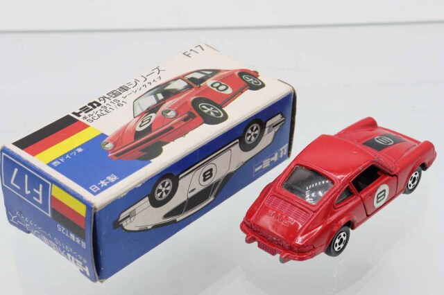 ミニカーショップ ケンボックス トミカ 青箱☆F16☆ポルシェ911S