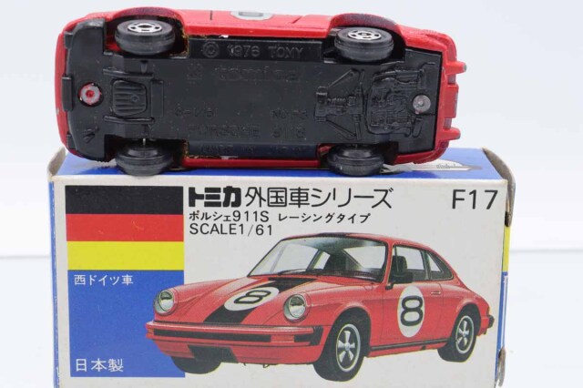 ミニカーショップ ケンボックス トミカ 青箱☆F16☆ポルシェ911S