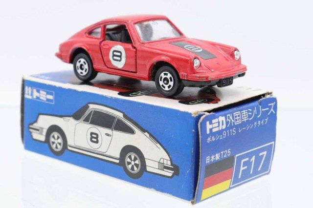 ミニカーショップ ケンボックス トミカ 青箱☆F16☆ポルシェ911S