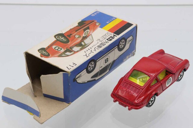 ミニカーショップ ケンボックス トミカ 青箱☆F16☆ポルシェ911S