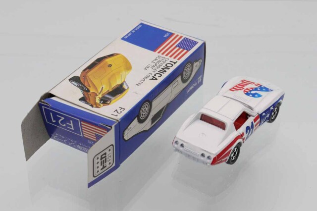 ミニカーショップ ケンボックス トミカ 青箱☆F21☆シボレーコルベット