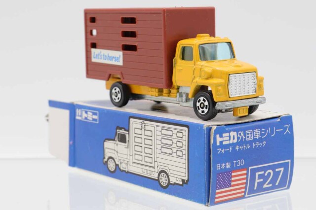 ミニカーショップ ケンボックス トミカ 青箱☆F27☆フォードキャトル