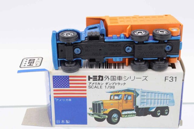ミニカーショップ ケンボックス トミカ 青箱☆F31☆アメリカン ダンプ