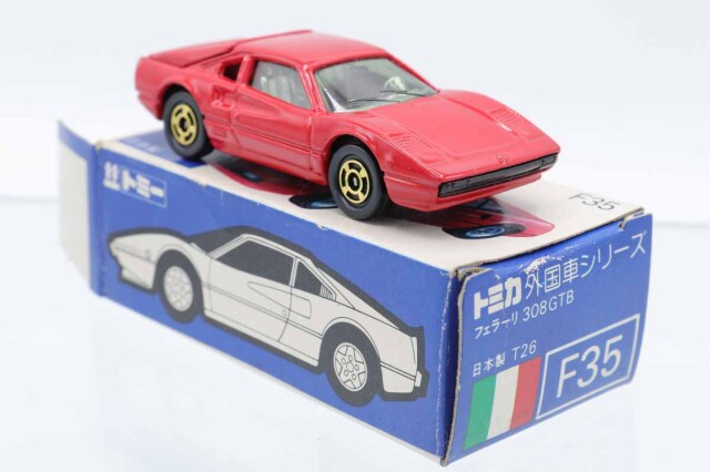 ミニカーショップ ケンボックス トミカ 青箱☆F35☆フェラーリ308GTB