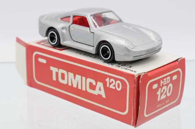 ミニカーショップ ケンボックス トミカ 赤箱(日本製)☆120☆ポルシェ