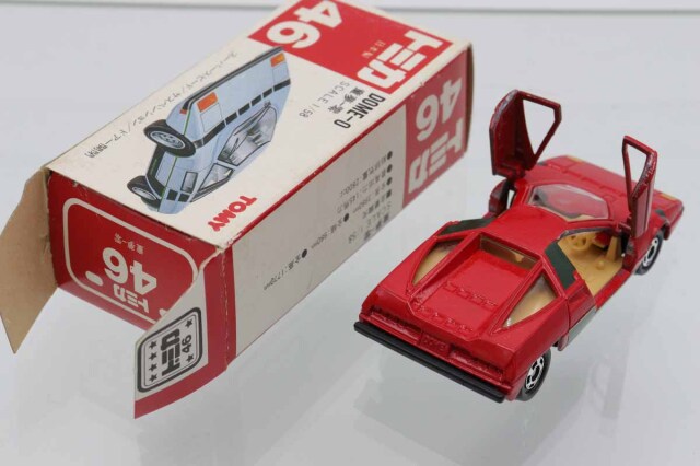 ミニカーショップ ケンボックス トミカ 赤箱(日本製)☆46☆童夢-零(赤