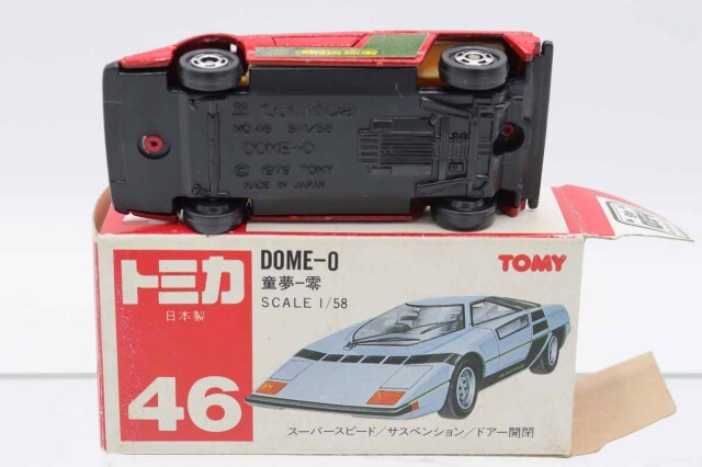 ミニカーショップ ケンボックス トミカ 赤箱(日本製)☆46☆童夢-零(赤