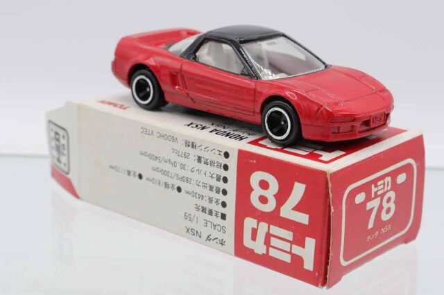 ミニカーショップ ケンボックス トミカ 赤箱(日本製)☆78☆ホンダNSX