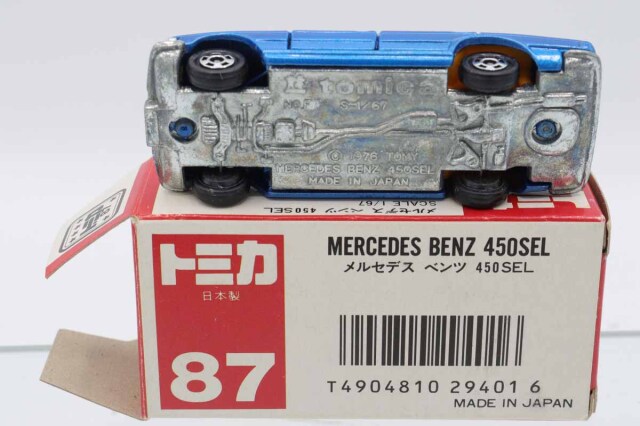 ミニカーショップ ケンボックス トミカ 赤箱(日本製)☆87☆メルセデス