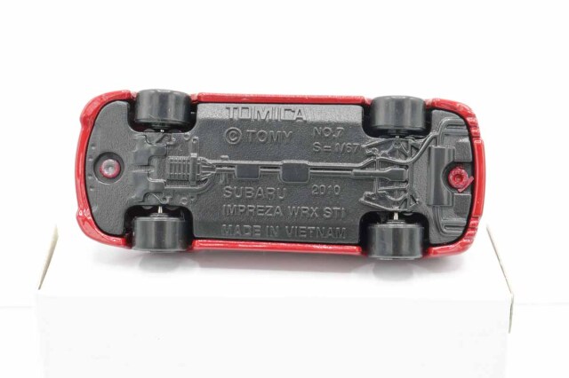 ミニカーショップ ケンボックス 箱なしトミカ☆7☆スバルインプレッサ