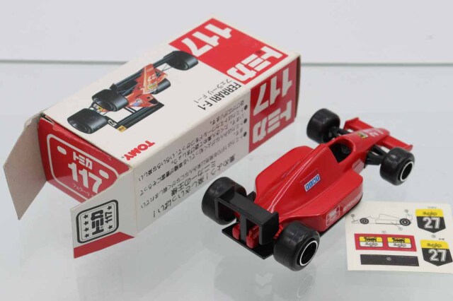 ミニカーショップ ケンボックス トミカ 赤箱☆117☆フェラーリF-1(#27
