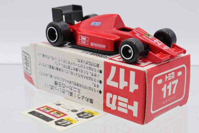 ミニカーショップ ケンボックス トミカ 赤箱☆117☆フェラーリF-1(#27