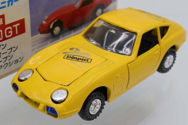 ミニカーショップ ケンボックス ダイヤペット☆G-83☆トヨタ2000GT(黄