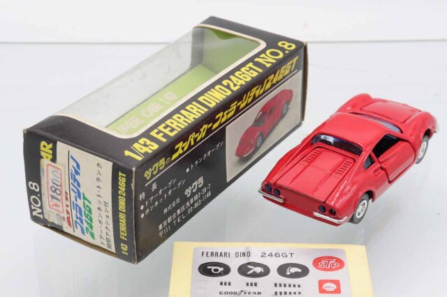 キノピー 出品 ミニカーショップ ケンボックス サクラ☆NO.8☆フェラーリディーノ